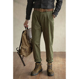 Men's Slightly Tapered Cargo Chino Pants