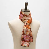 Men's Oil Painting Thin Reversible Scarf