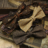 Men's British Vintage All-match Bow Tie