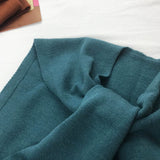 Solid Color Knitted Shawl