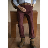 Men's Slightly Tapered Cargo Chino Pants