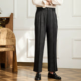 Vintage Double Pleat Non-iron Drape Trousers