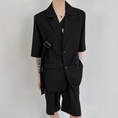 Thin Casual Short-Sleeved Suit