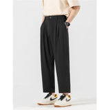 Loose Ice Silk Thin Casual Straight Pants