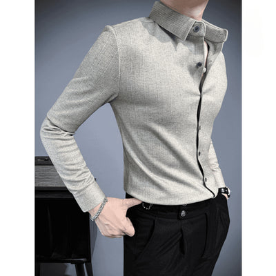 Woolen Warm Long Sleeve Shirt