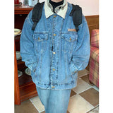 Autumn and Winter Retro Casual Loose Denim Jacket