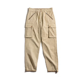 Men's Retro Cargo Pocket Straight Legged Trousers