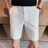 Waffle Casual Straight Solid Color Cropped Pants