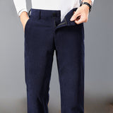 Men's Corduroy Loose Straight Pants