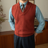 Men's Retro Warm Sweater Casual Sweater Vest