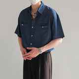 Loose Short Sleeve Casual Shirt