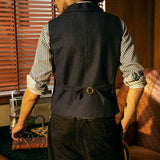 Men's British Gentleman Retro Suit Vest