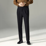 High-waisted Straight-leg Trousers