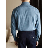 Casual Lapel Long Sleeve Slim Shirt