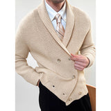 Knitted Double-breasted Warm Cardigan