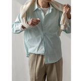 Multicolor Washed Square Neck Shirt