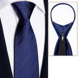 Men's British Business Suit Zipper Tie