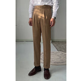 Retro High Waist Straight Business Casual Pants