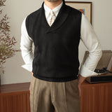 Men's Retro Warm Sweater Casual Sweater Vest