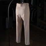 Paris Buckle Adjustable Straight Trousers