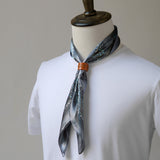 Retro Cashew Flower Men's Silk Scarf