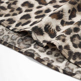 Vintage Leopard Loose Lapel Shirt