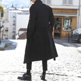 Thickened Warm Over-The-Knee Woolen Coat