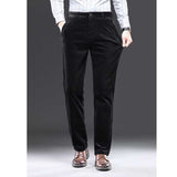 Corduroy Plus Velvet Thick Straight Casual Pants