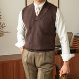 Men's Retro Warm Sweater Casual Sweater Vest