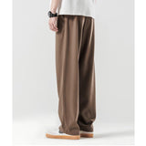 Drape Casual Thin Loose Straight Long Trousers