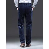 Corduroy Plus Velvet Thick Straight Casual Pants