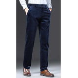 Corduroy Plus Velvet Thick Straight Casual Pants