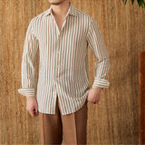 Summer Thin Striped Shirt