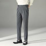 High-waisted Straight-leg Trousers