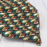 Men's Vintage British Business Silk Scarf Printed Square Scarf