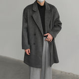 Mid-length Loose Warm Woolen Trench Coat