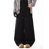 Loose Straight-leg Warm Cotton Trousers