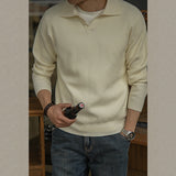 V-neck Anti-pilling Pullover Work Sweater