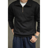 Men's Vintage Loose Half Zip Sweatshirt