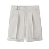 Men's Casual High Waist Straight Shorts