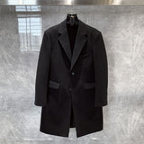 Men's Business Casual Suit Collar Black Suit