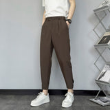 Men's Autumn Casual Slim Fit Nine Point Trousers