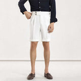 Men's Retro Casual Two Button Shorts