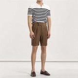 Men's Retro Casual Two Button Shorts