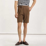 Men's Retro Casual Two Button Shorts