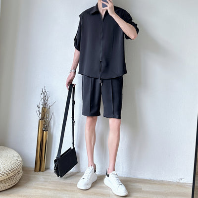 Casual Clothes Shirt Short Suit