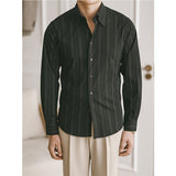 Men's Retro All Match Casual Striped Shirt