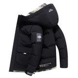 Men's Winter Thick Padded Coat Hooded Jacket