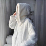 Hooded Reversible Plush Jacket