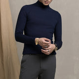 Half High Neck Slim-fit Sweater